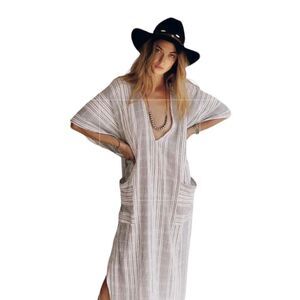 Jens Pirate Booty Free People Kaftan Abaya Maxie Swim Cover Unisex One Size